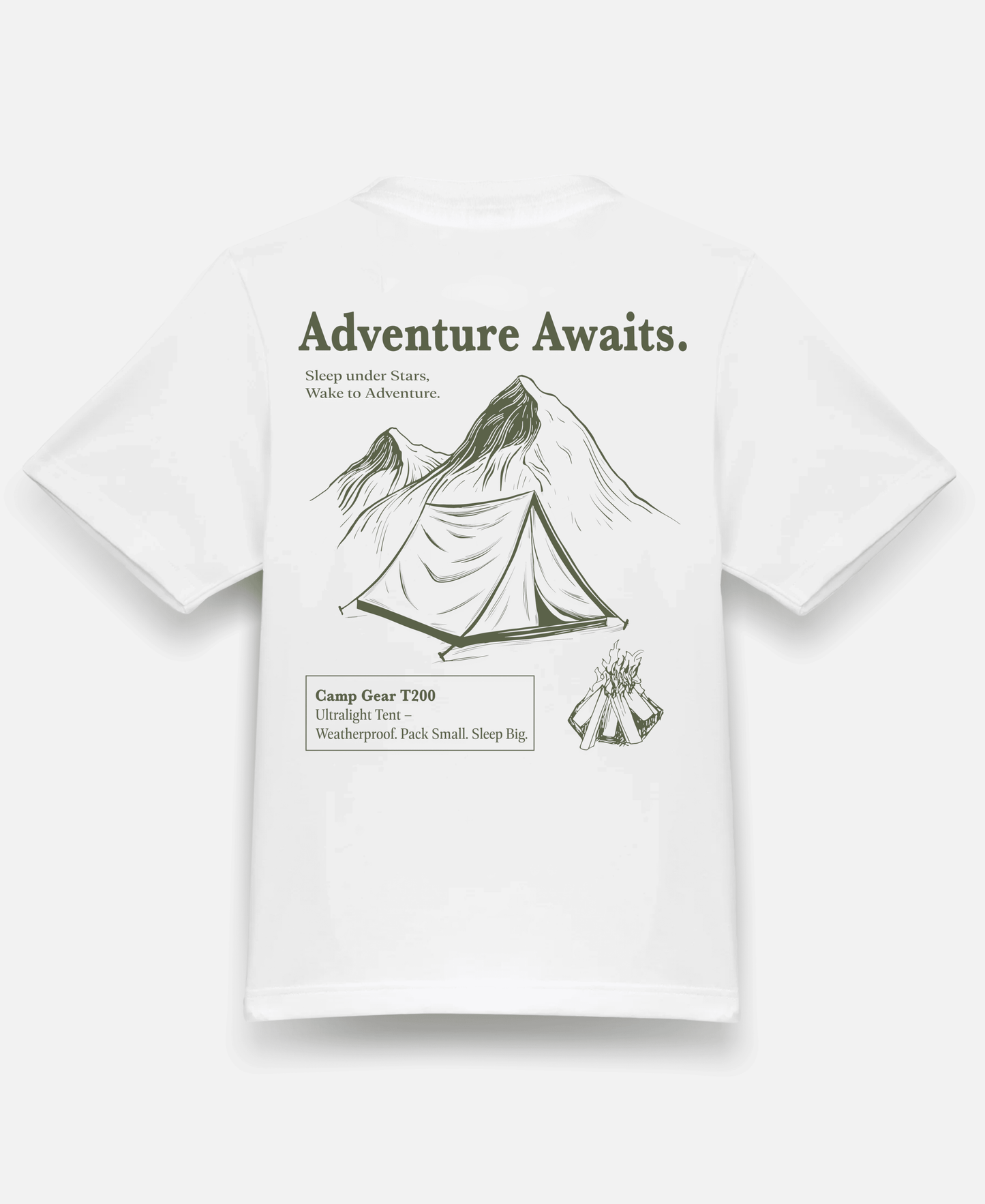 ADVENTURE AWAITS ORGANIC REGULAR SHIRT