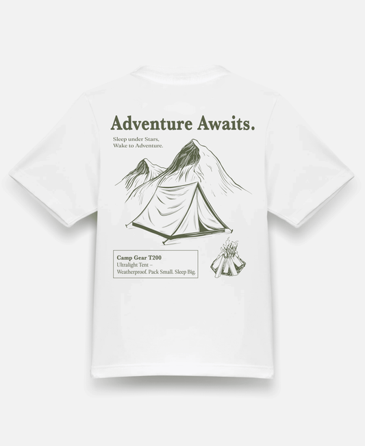 ADVENTURE AWAITS ORGANIC REGULAR SHIRT