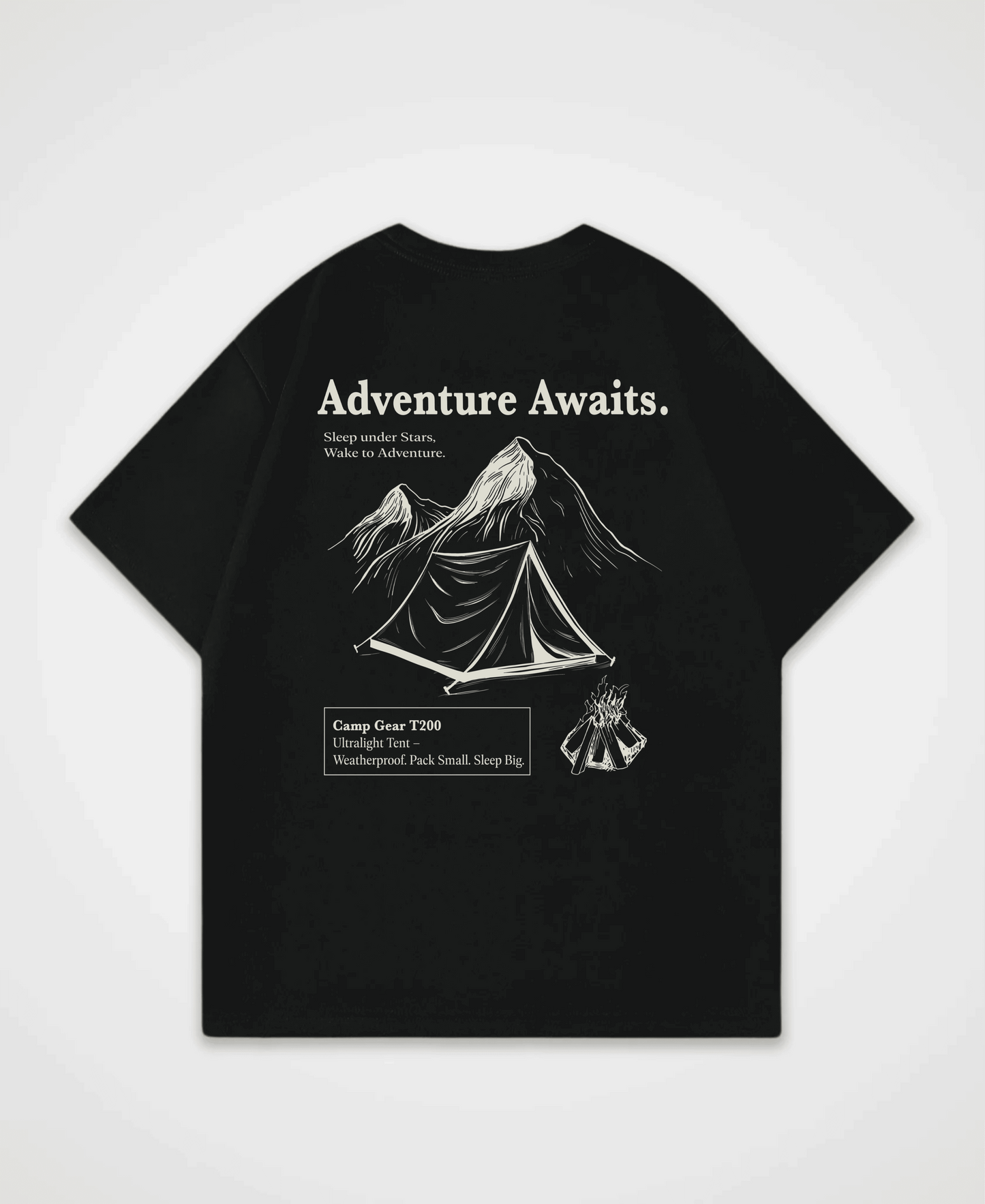 ADVENTURE AWAITS OVERSIZED SHIRT