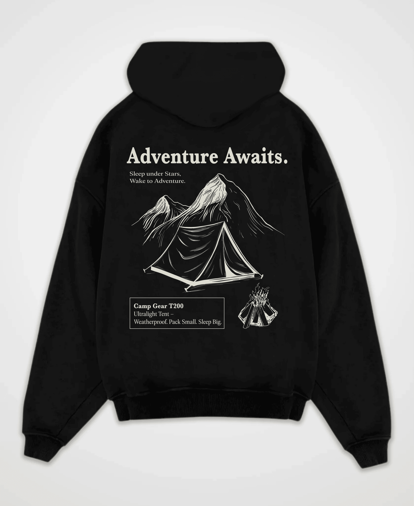 ADVENTURE AWAITS OVERSIZED HOODIE