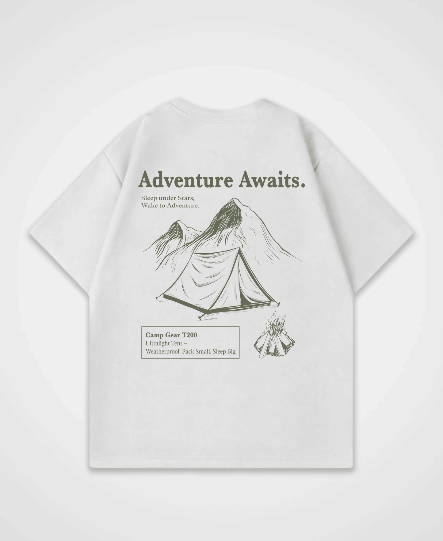 ADVENTURE AWAITS OVERSIZED SHIRT