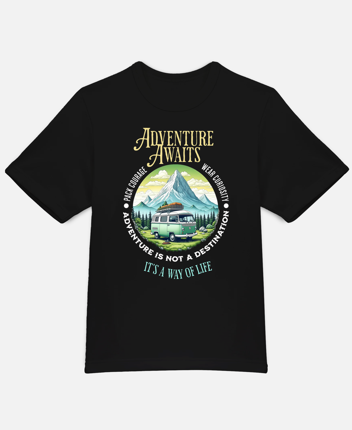 ADVENTURE WAITS ORGANIC REGULAR SHIRT
