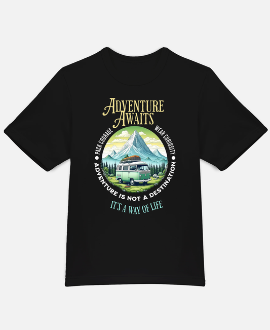 ADVENTURE WAITS ORGANIC REGULAR SHIRT