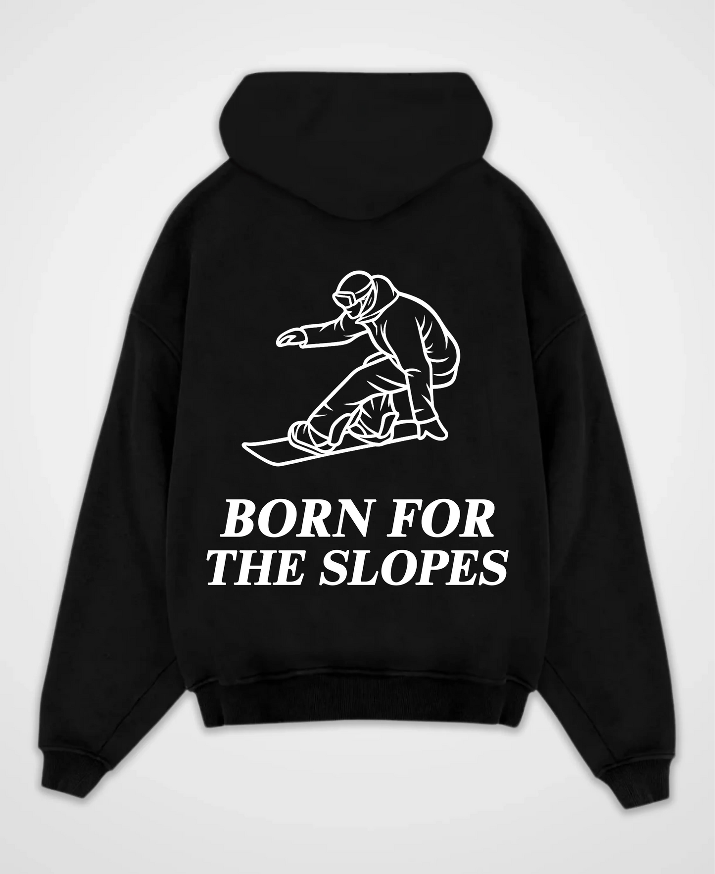 BORN FOR THE SLOPES OVERSIZED HOODIE