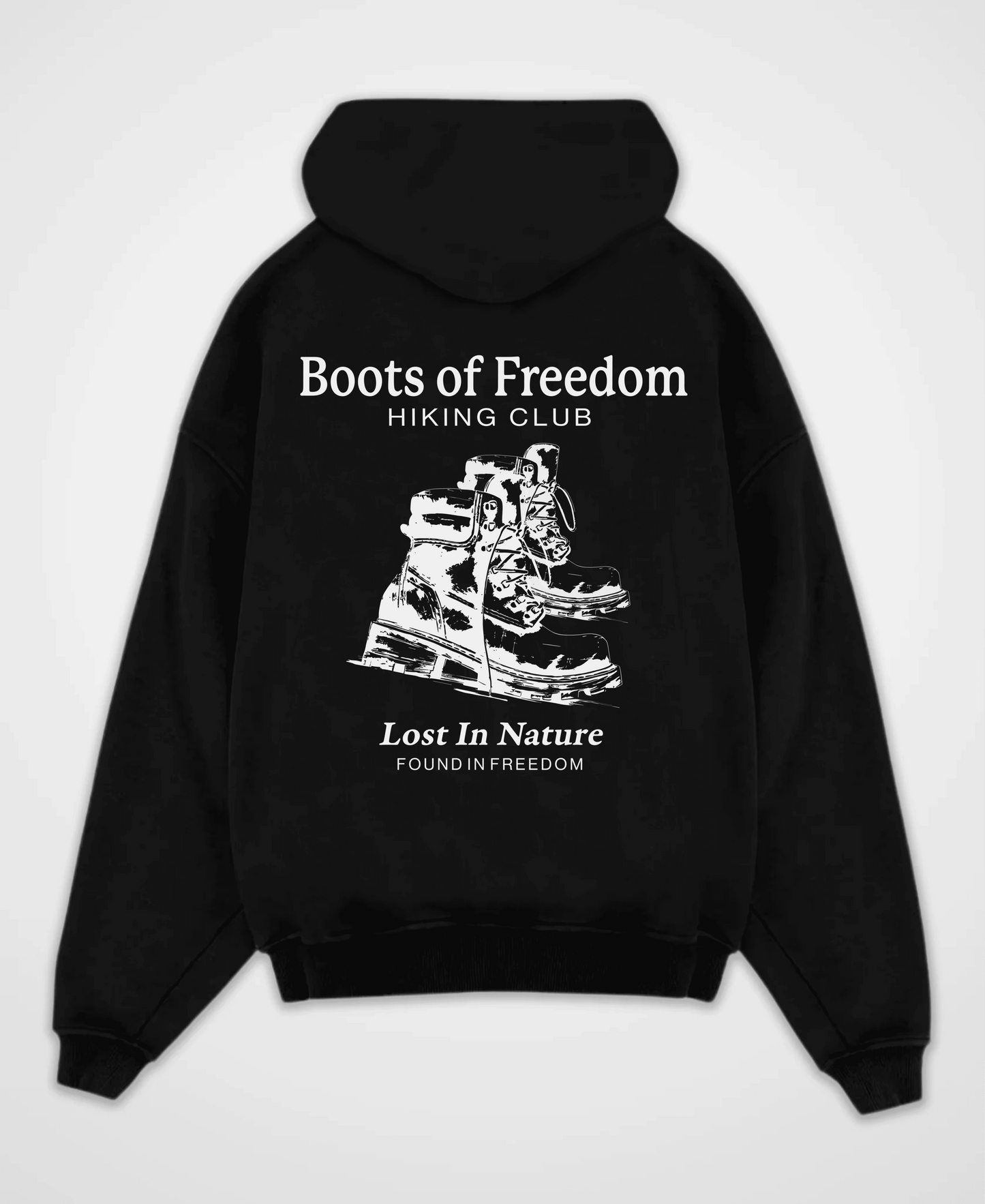 BOOTS OF FREEDOM OVERSIZED HOODIE