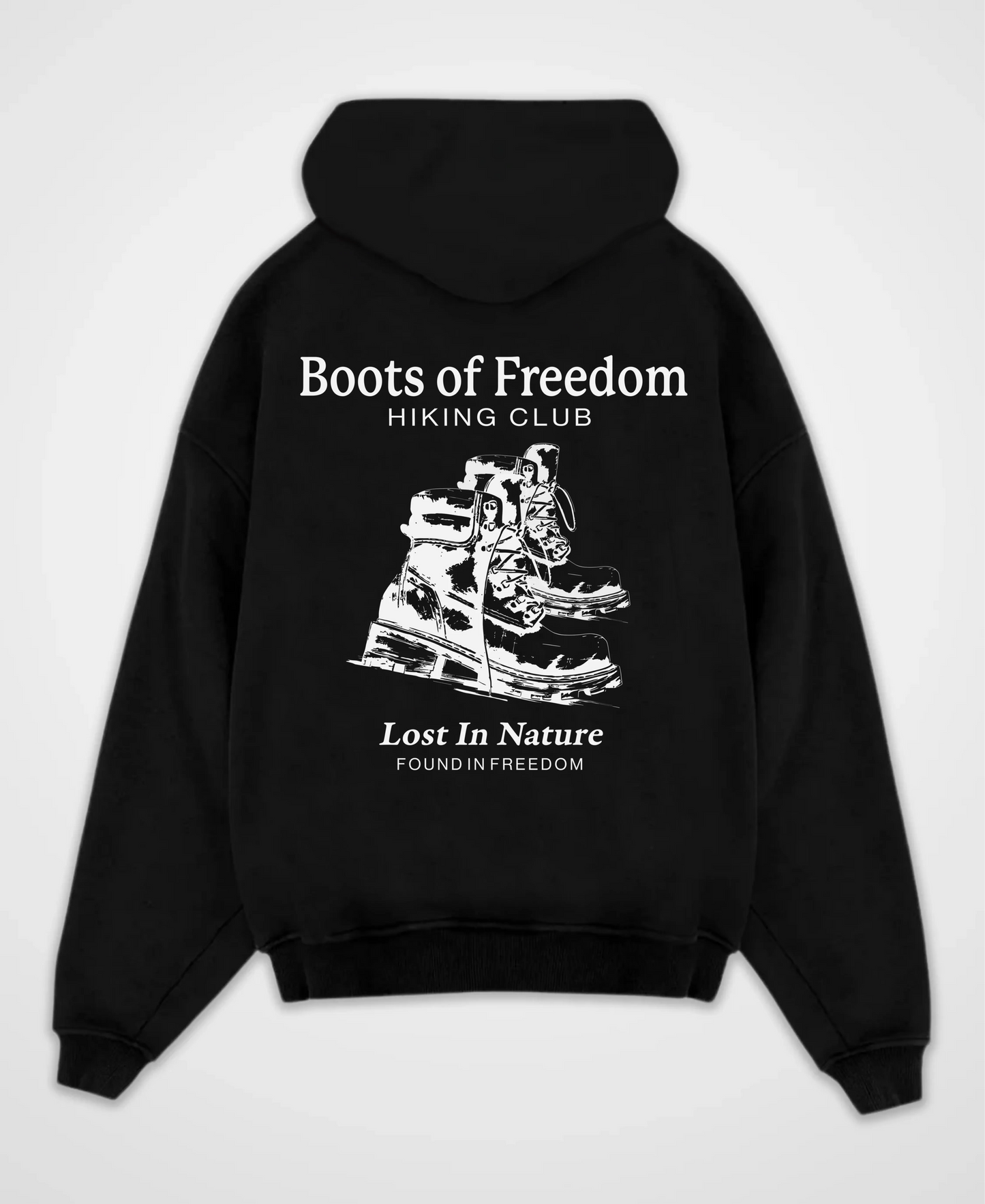 BOOTS OF FREEDOM OVERSIZED HOODIE