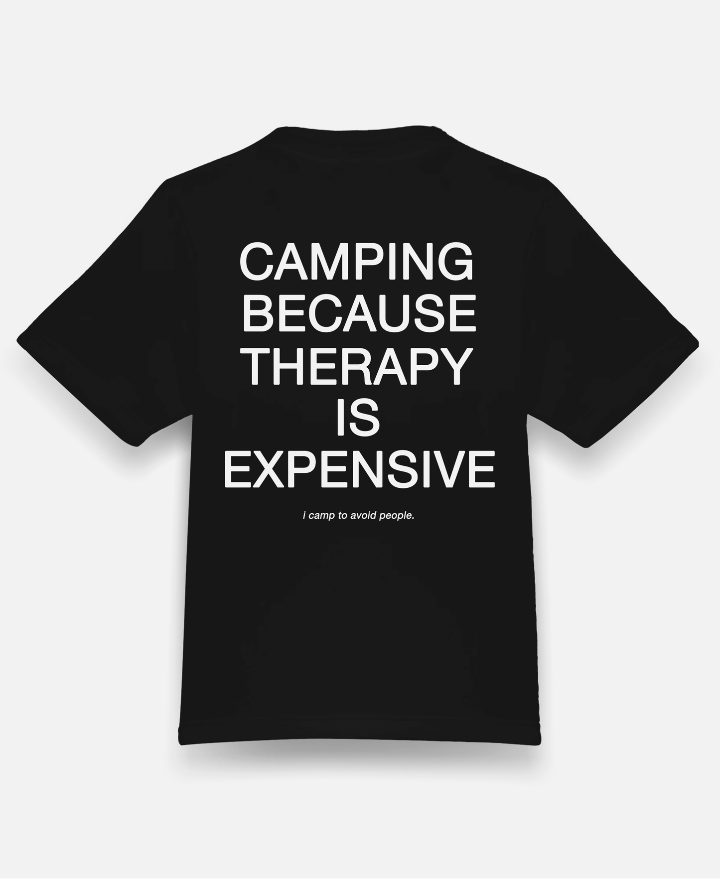 CAMPING BECAUSE ORGANIC REGULAR SHIRT