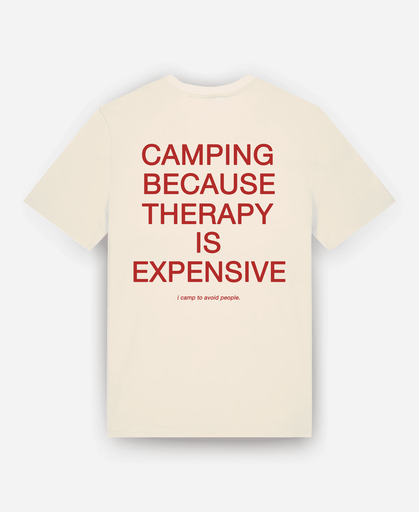CAMPING BECAUSE ORGANIC REGULAR SHIRT