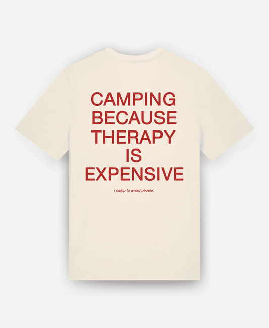 CAMPING BECAUSE ORGANIC REGULAR SHIRT
