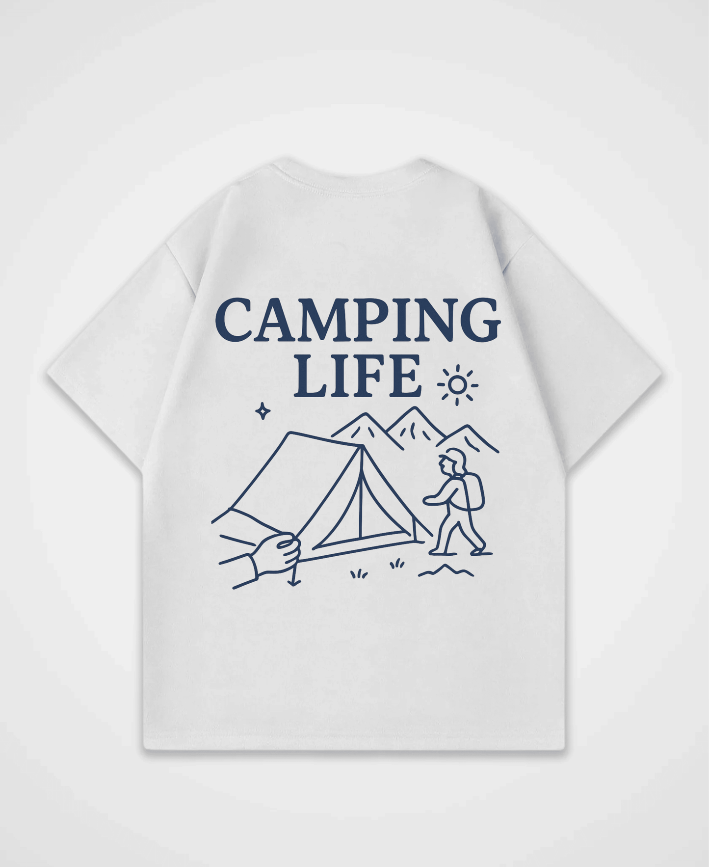 CAMPING LIFE OVERSIZED SHIRT