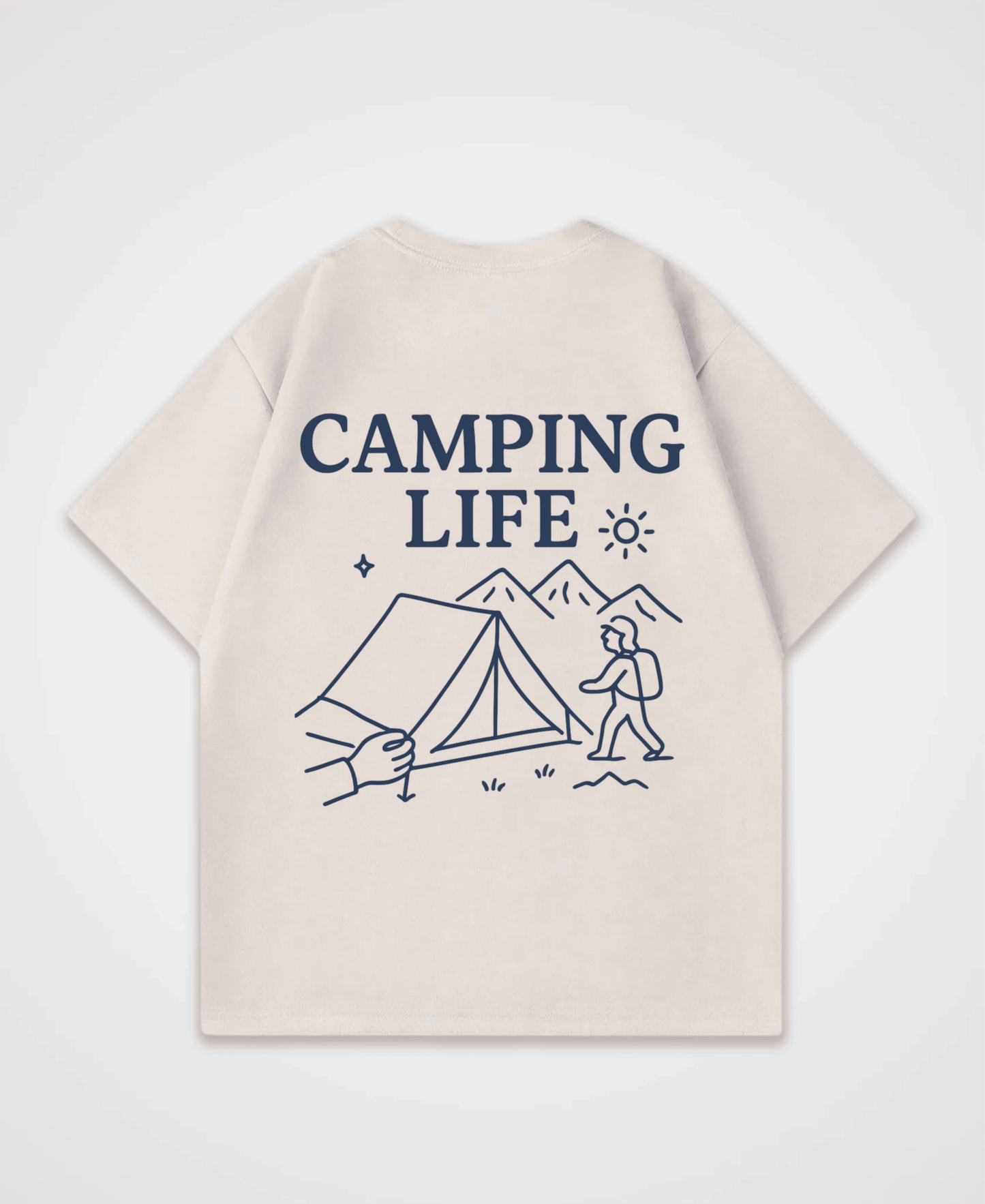 CAMPING LIFE OVERSIZED SHIRT
