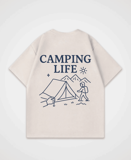 CAMPING LIFE OVERSIZED SHIRT