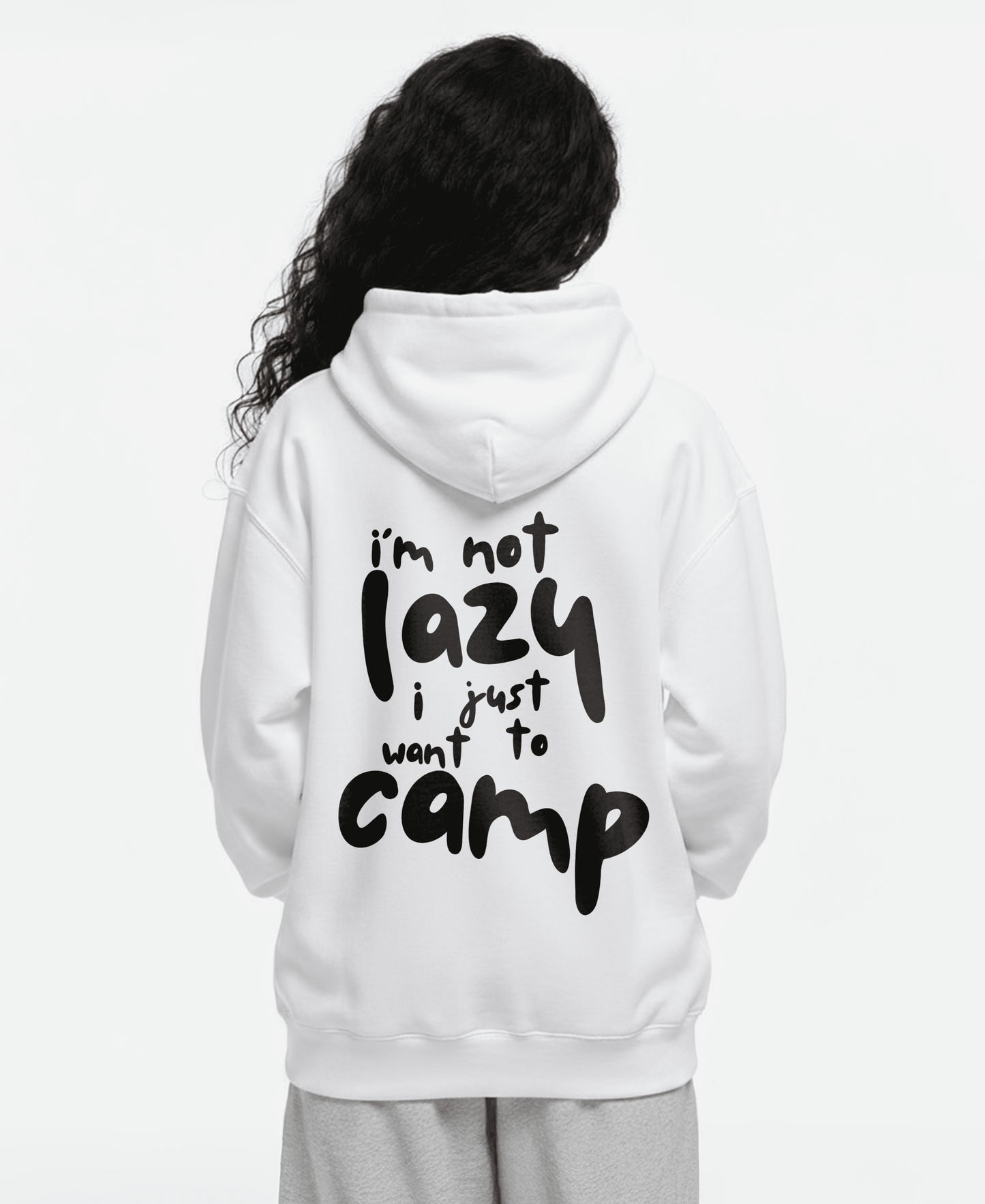 I´M NOT LAZY OVERSIZED HOODIE