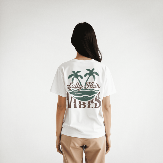 SALTY HAIR VIBES ORGANIC REGULAR SHIRT