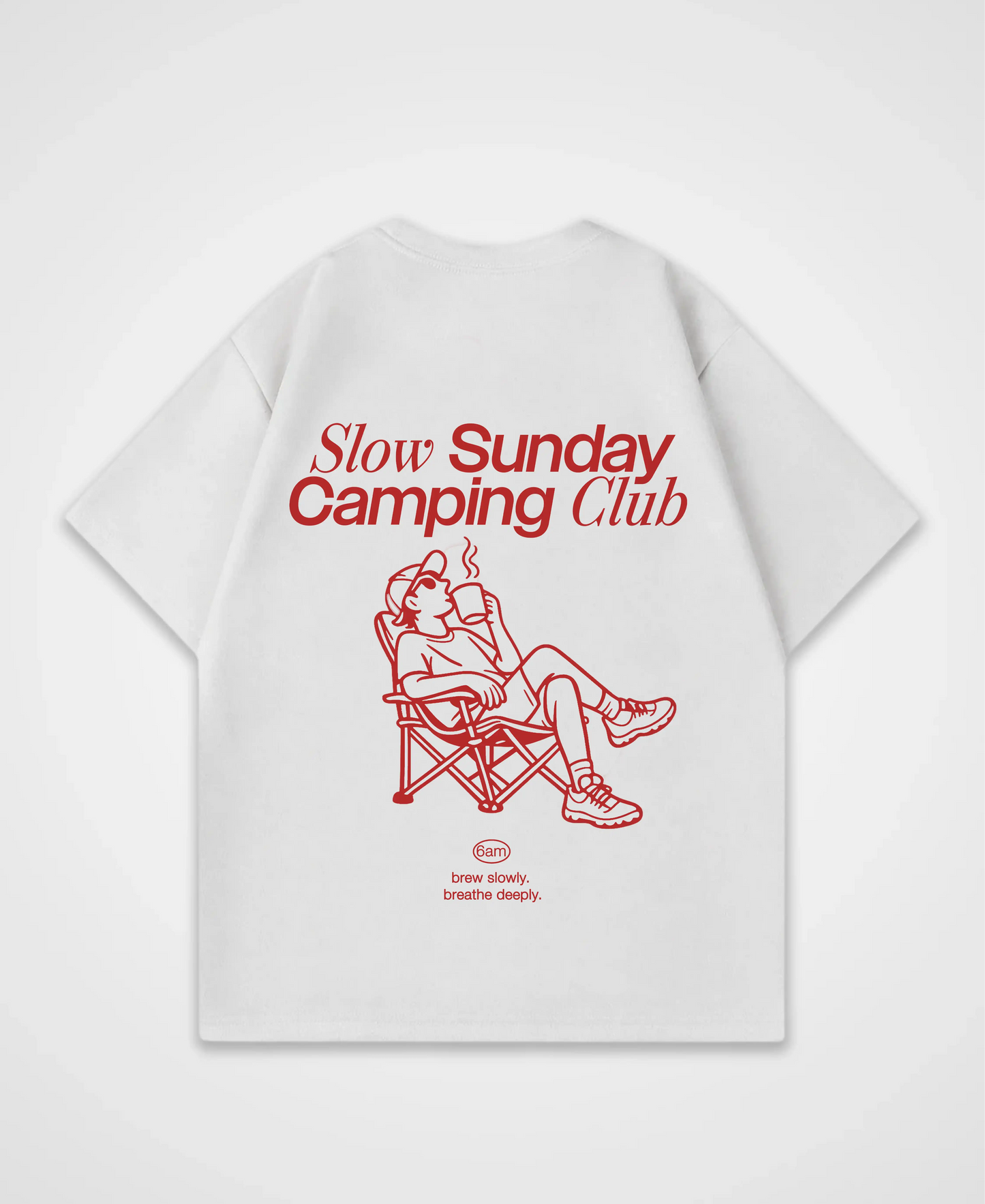 SLOW SUNDAY CAMPING CLUB OVERSIZED SHIRT