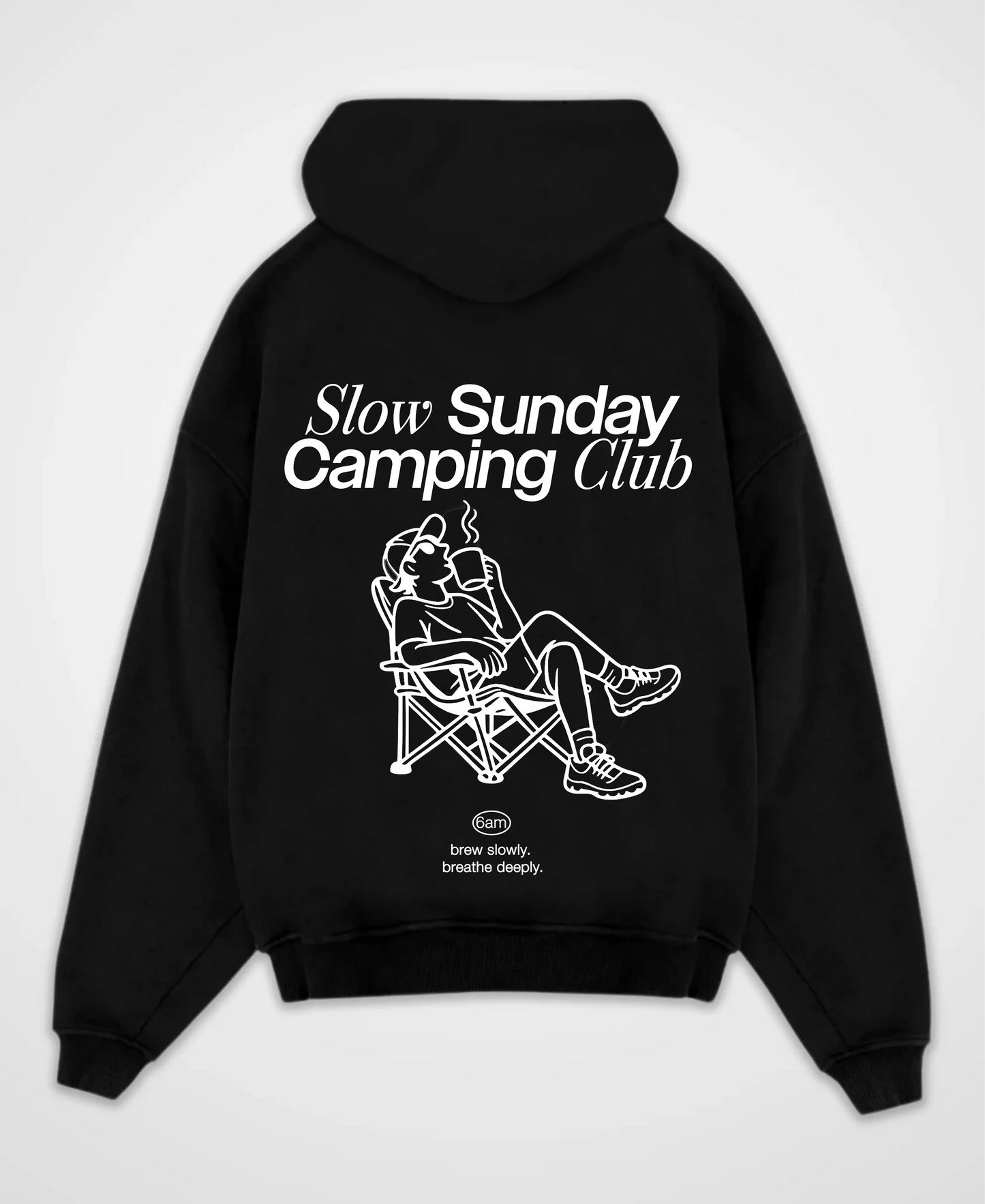 SLOW SUNDAY CAMPING CLUB OVERSIZED HOODIE