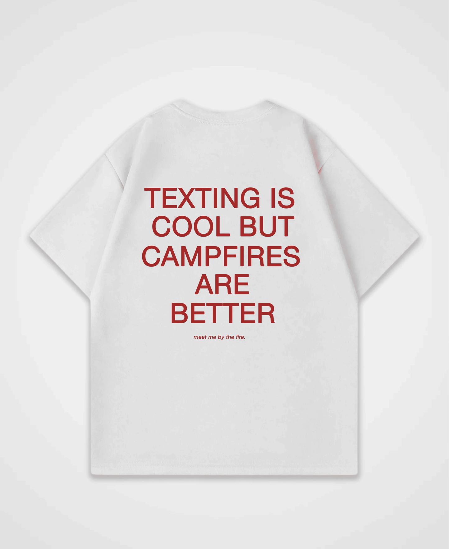 TEXTING IS COOL BUT OVERSIZED SHIRT