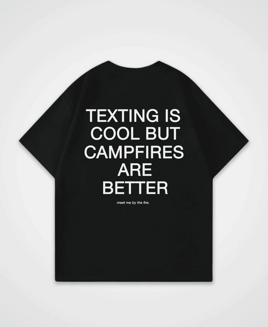 TEXTING IS COOL BUT OVERSIZED SHIRT