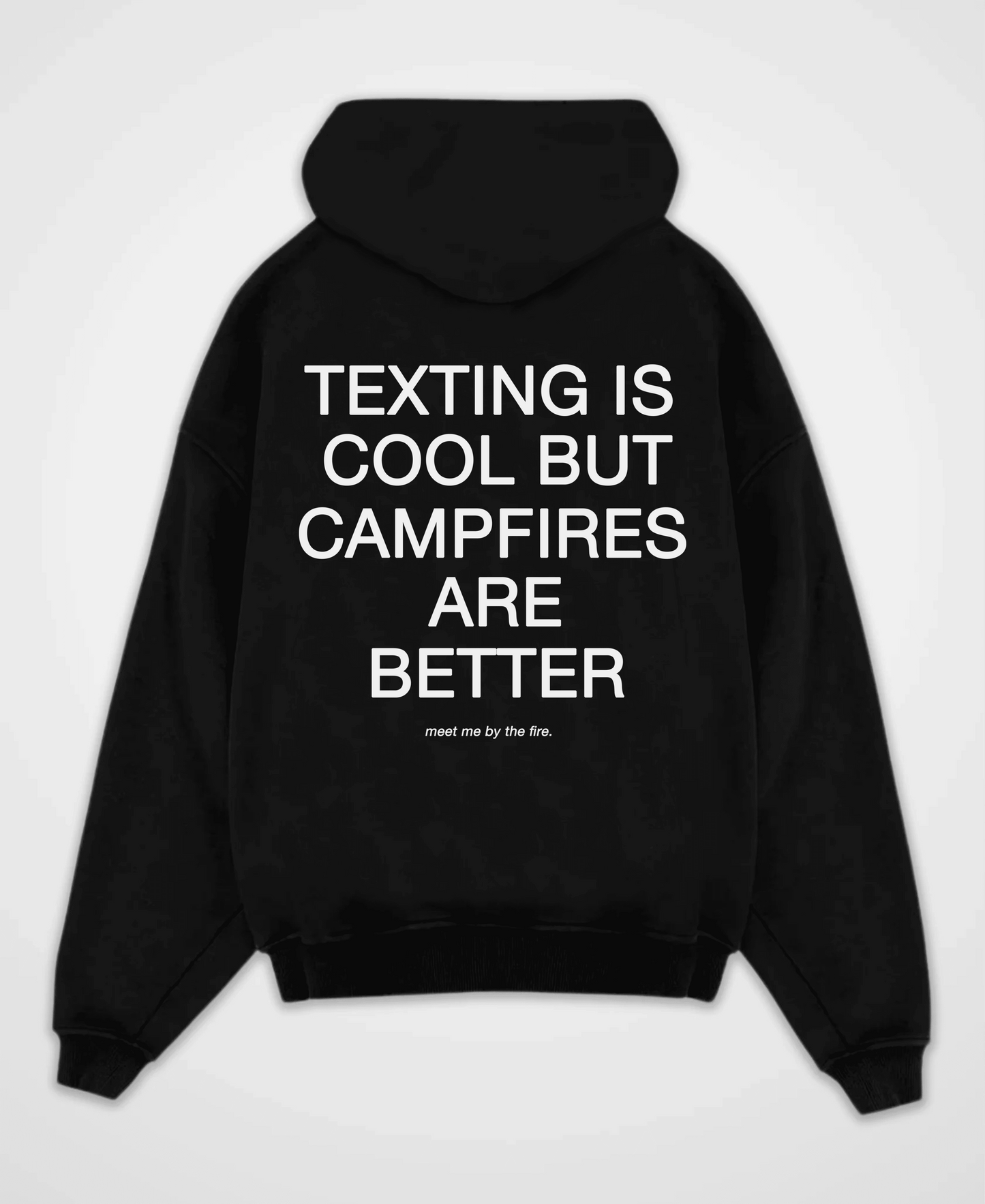 TEXTING IS COOL BUT OVERSIZED HOODIE