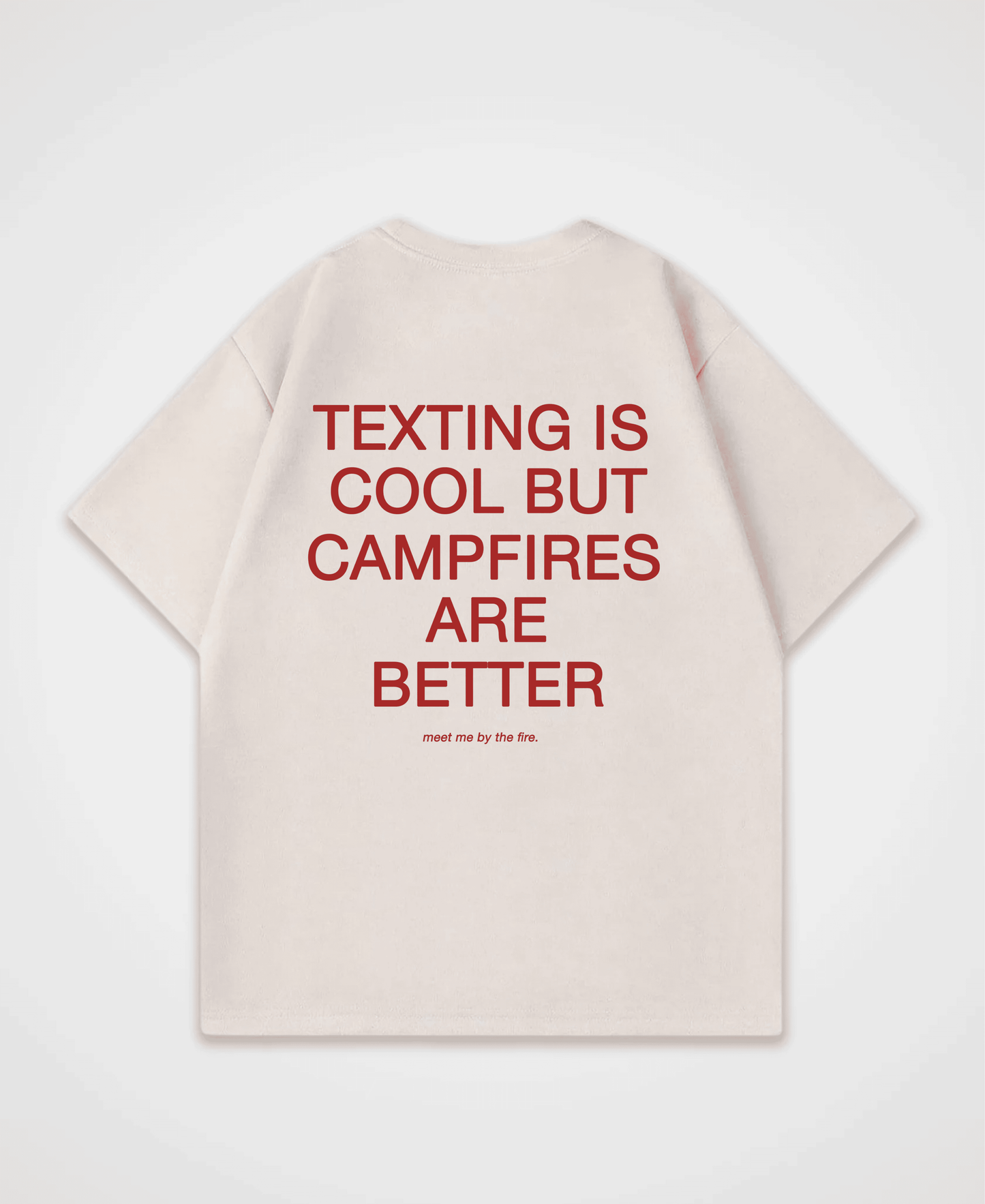TEXTING IS COOL BUT OVERSIZED SHIRT