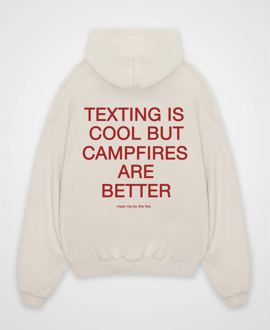 TEXTING IS COOL BUT OVERSIZED HOODIE