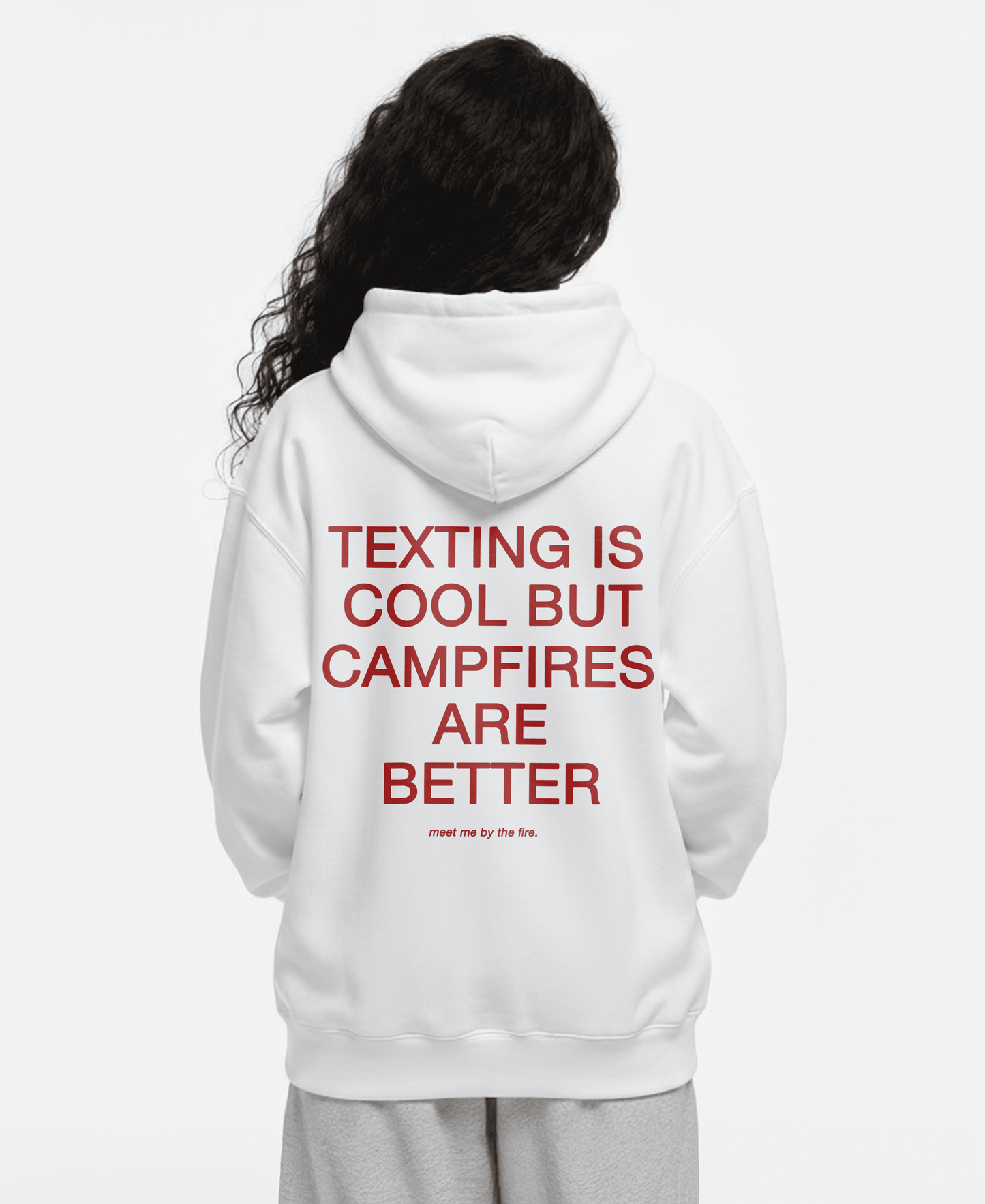 TEXTING IS COOL BUT OVERSIZED HOODIE