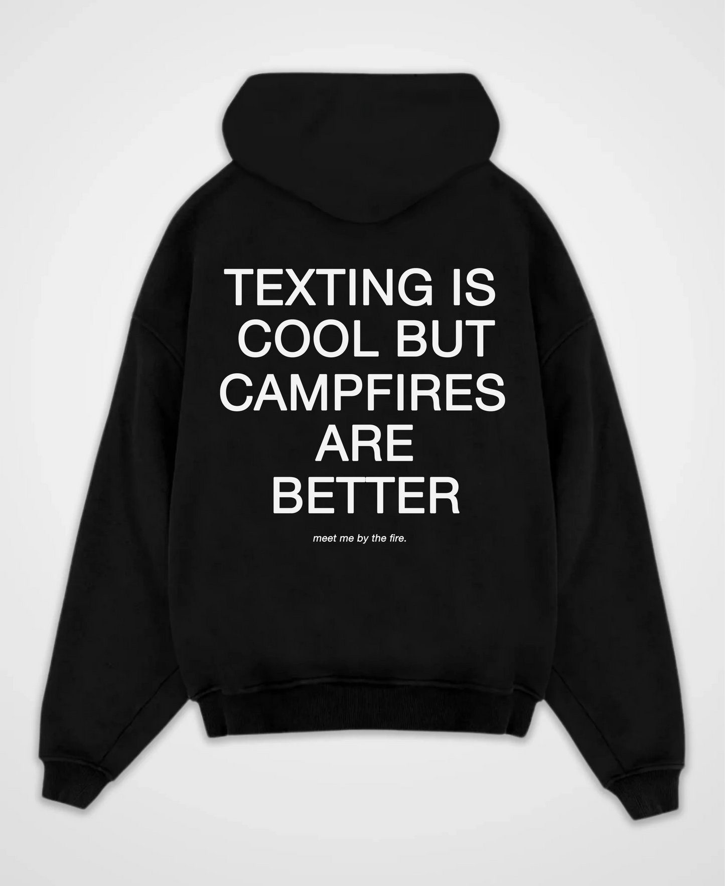 TEXTING IS COOL BUT OVERSIZED HOODIE