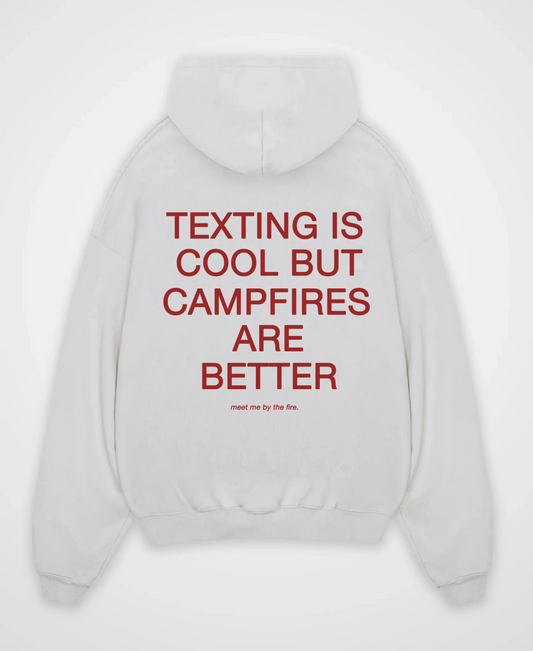 TEXTING IS COOL BUT OVERSIZED HOODIE