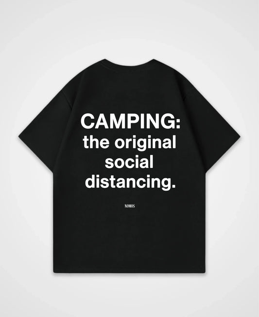 CAMPING THE ORIGINAL DISTANCING OVERSIZED SHIRT