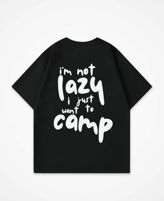 OK BUT FIRST CAMPING OVERSIZED SHIRT