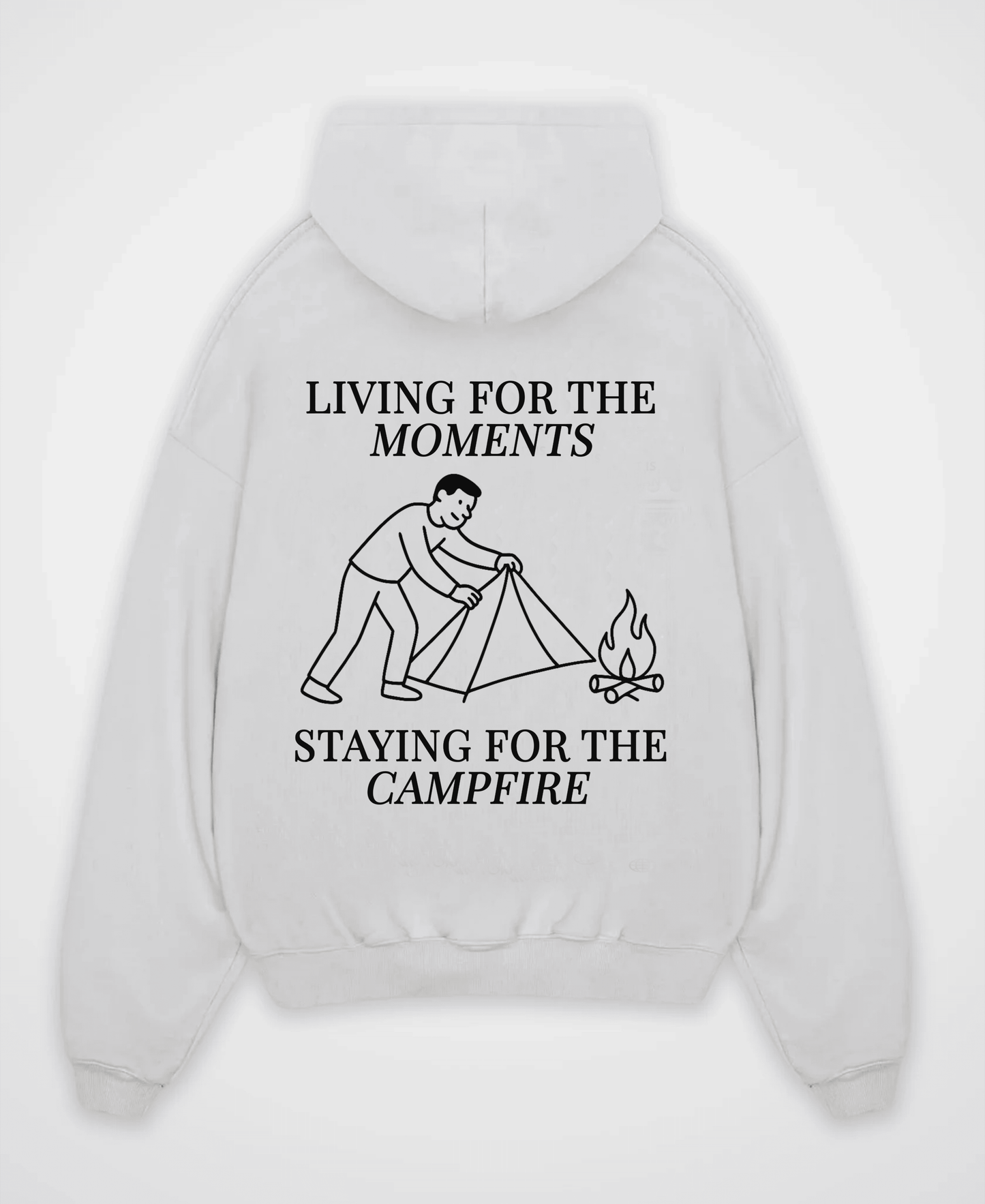 LIVING FOR THE MOMENTS OVERSIZED HOODIE
