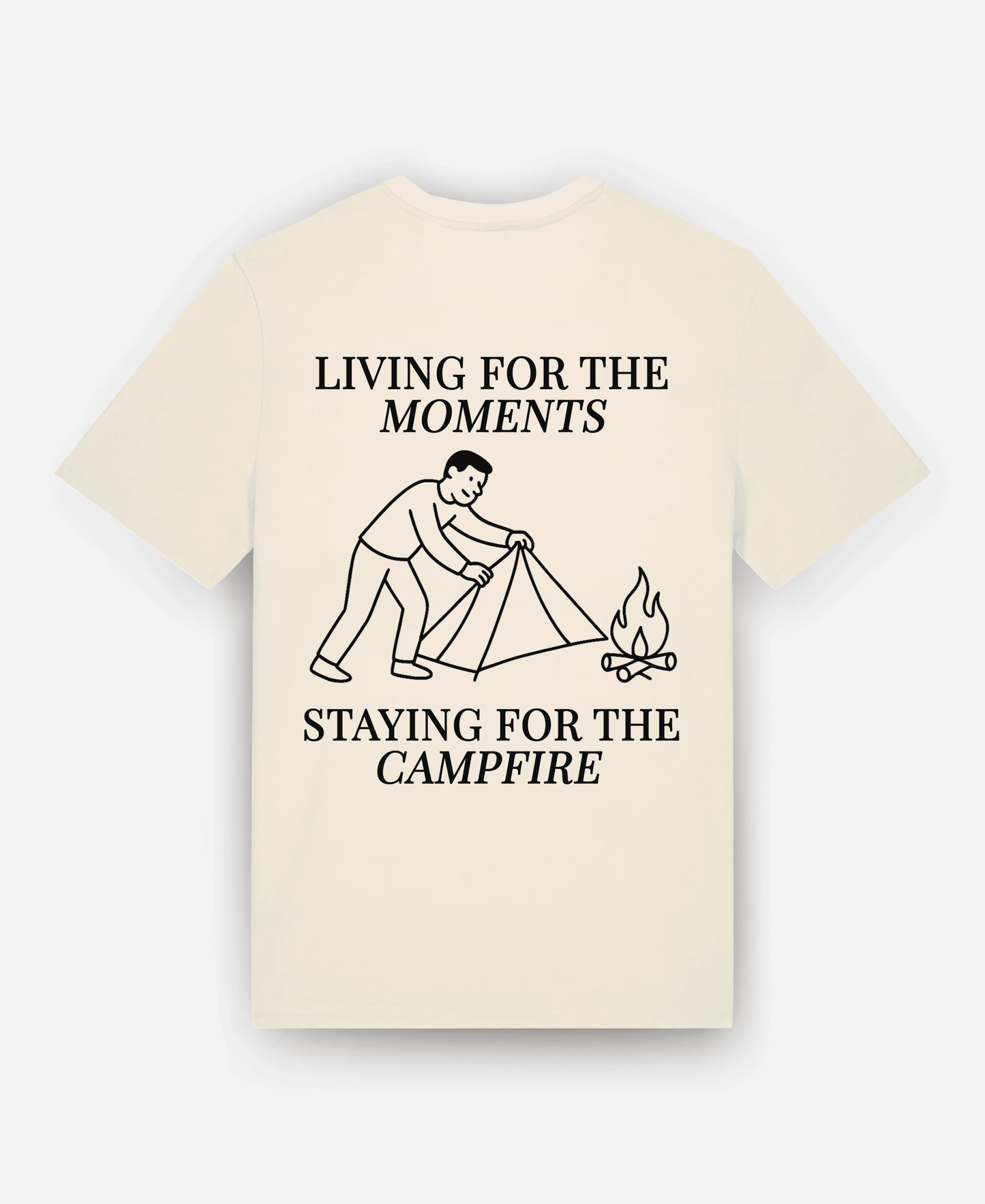 LIVING FOR THE MOMENTS ORGANIC REGULAR SHIRT
