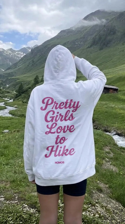 PRETTY GIRLS LOVE TO HIKE OVERSIZED SHIRT