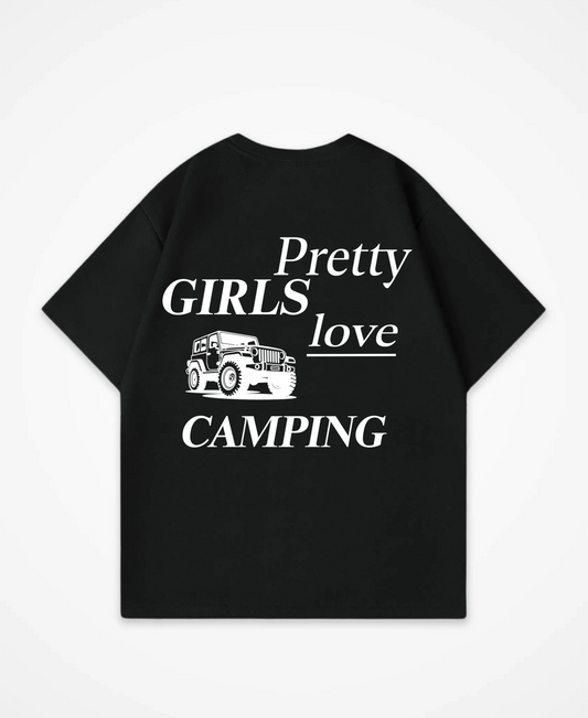 OK BUT FIRST CAMPING OVERSIZED SHIRT