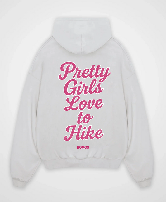 PRETTY GIRLS LOVE TO HIKE OVERSIZED HOODIE