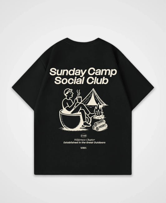 SUNDAY CAMP SOCIAL CLUB OVERSIZED SHIRT