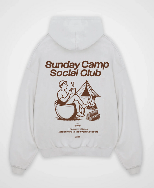 SUNDAY CAMP COFFEE SOCIAL CLUB OVERSIZED HOODIE