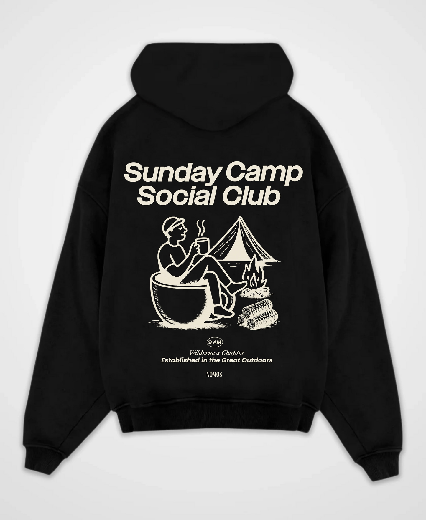 SUNDAY CAMP COFFEE SOCIAL CLUB OVERSIZED HOODIE
