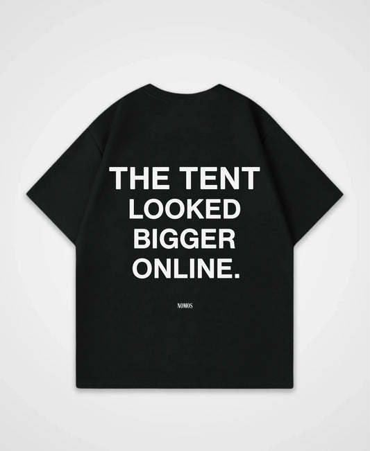 THE TENT LOOKED BIGGER ONLINE OVERSIZED SHIRT