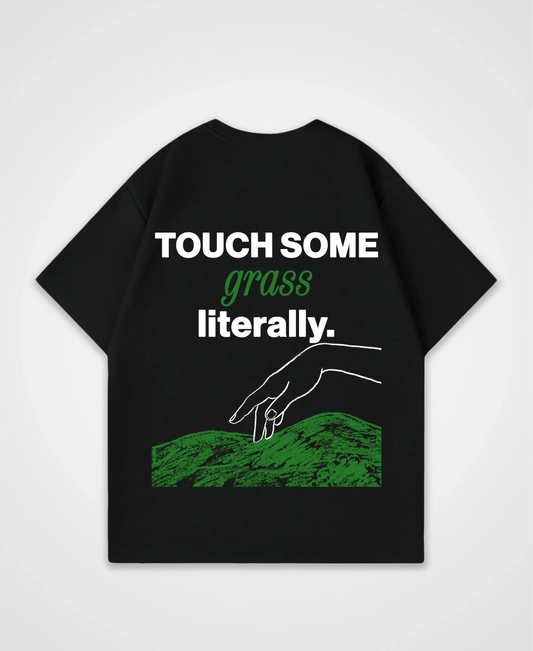 TOUCH SOME GRASS OVERSIZED SHIRT