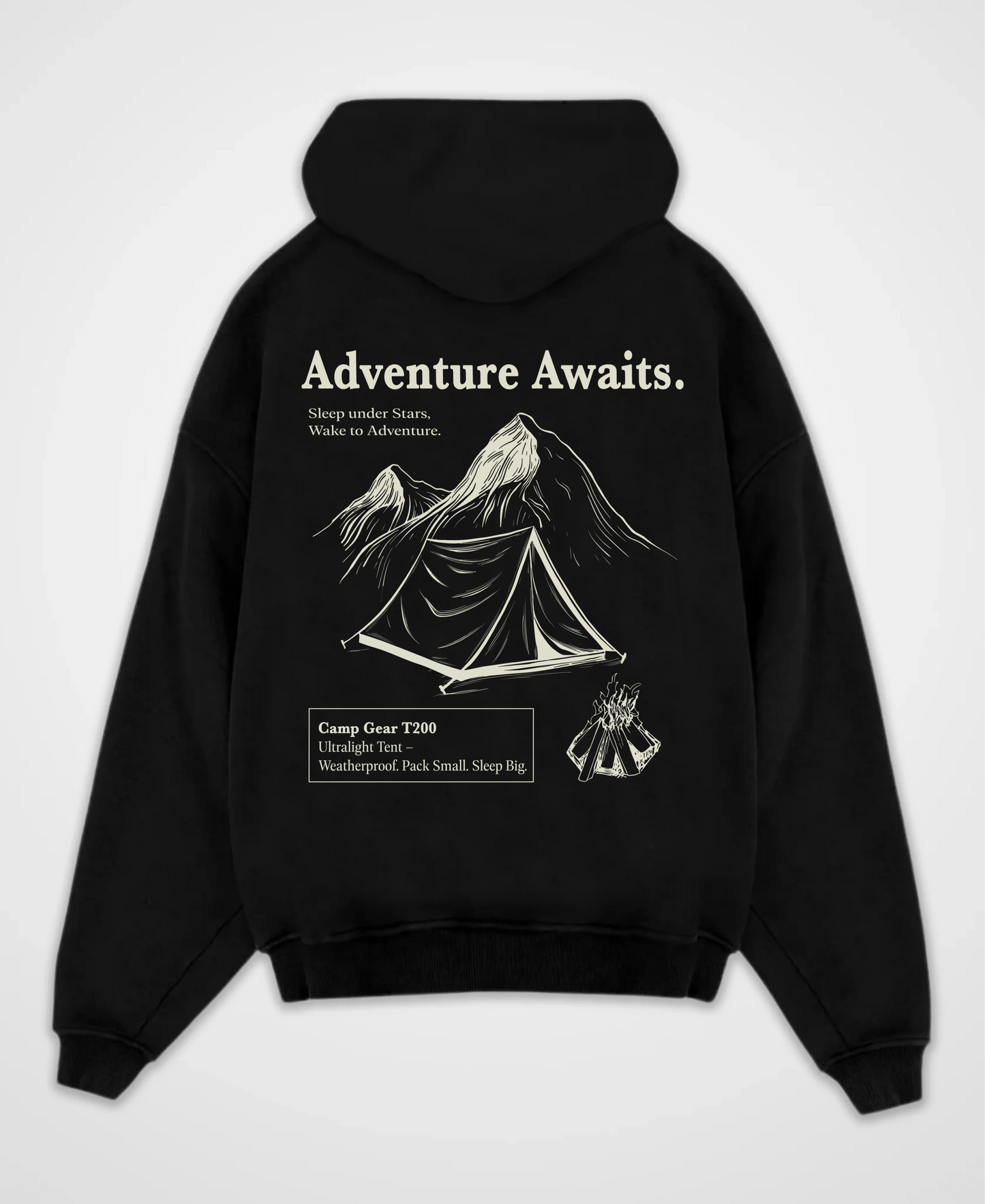 ADVENTURE AWAITS OVERSIZED HOODIE