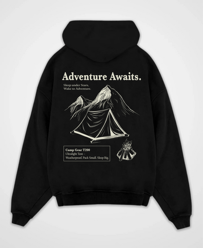 ADVENTURE AWAITS OVERSIZED HOODIE