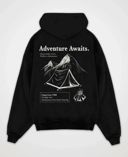 ADVENTURE AWAITS OVERSIZED HOODIE