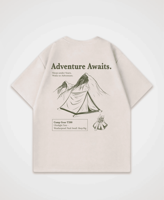 ADVENTURE AWAITS OVERSIZED SHIRT