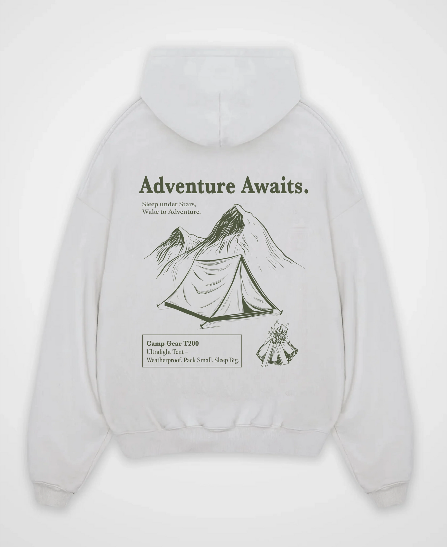 ADVENTURE AWAITS OVERSIZED HOODIE