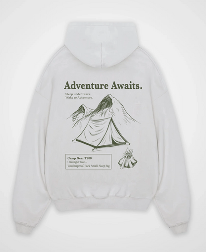 ADVENTURE AWAITS OVERSIZED HOODIE