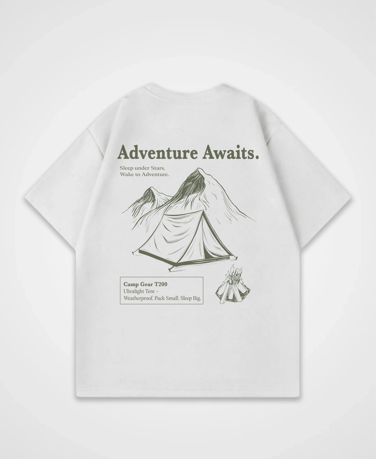 ADVENTURE AWAITS OVERSIZED SHIRT 