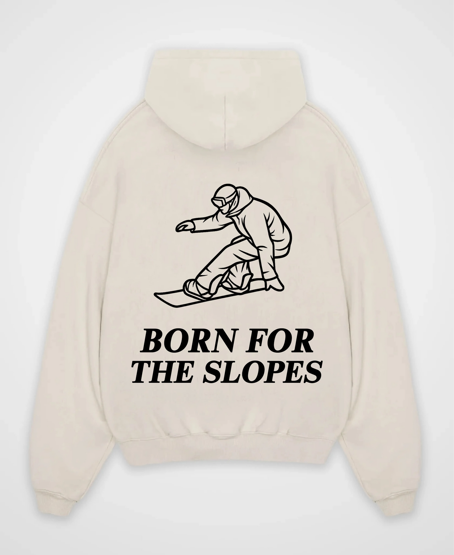 BORN FOR THE SLOPES OVERSIZED HOODIE