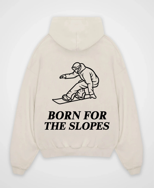 BORN FOR THE SLOPES OVERSIZED HOODIE