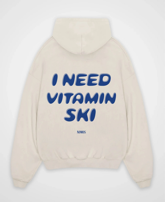 I NEED VITAMIN SKI OVERSIZED HOODIE